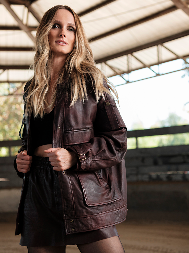 Chaqueta Holly Burdeo