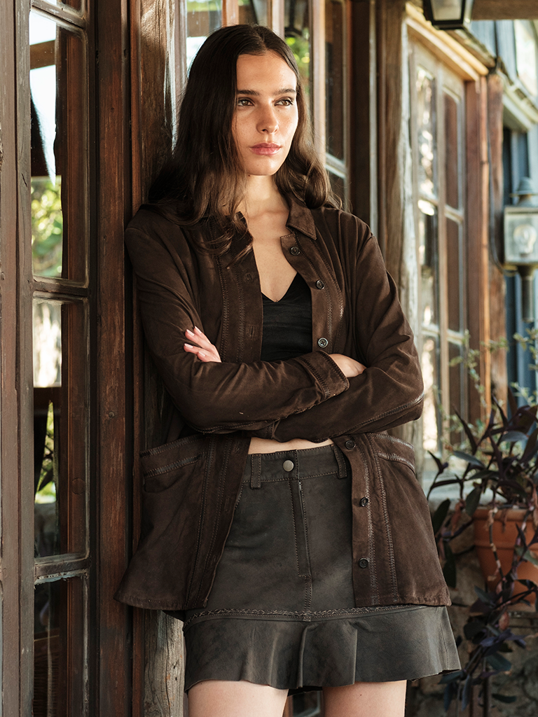 Chaqueta Mañio Chocolate