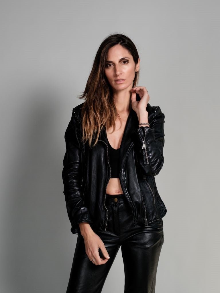 Biker Cuero Estrella Negra - Bor spa