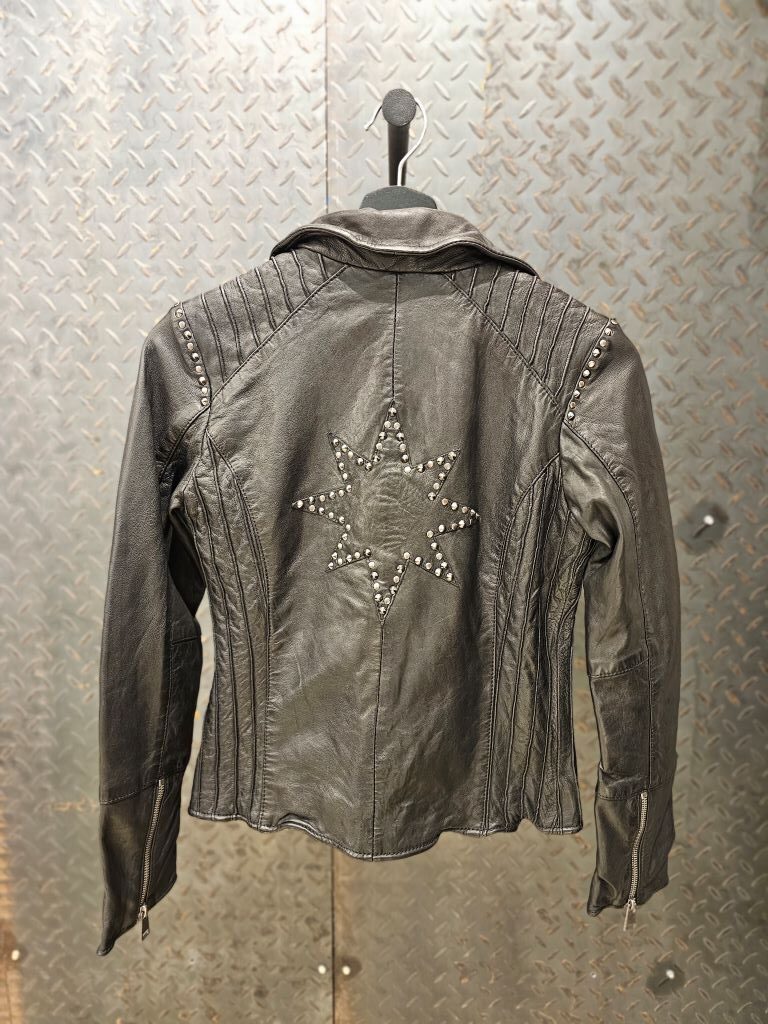 Biker Cuero Estrella Negra - Bor spa