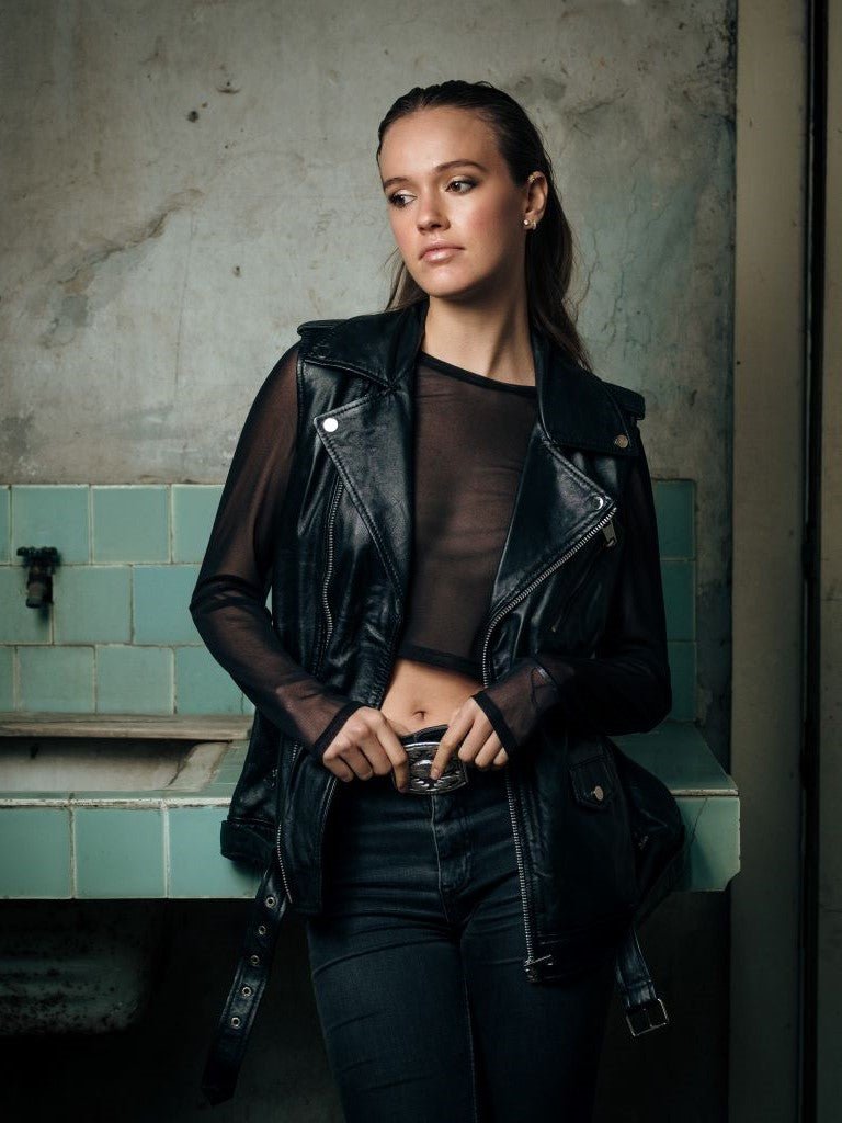 Biker Vest Greta - Bor spa