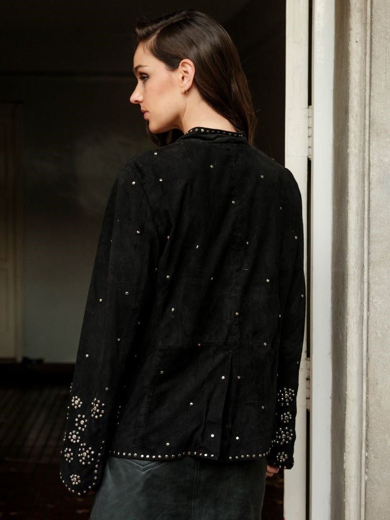 Blazer Gamuza Lotus Negro - Bor spa