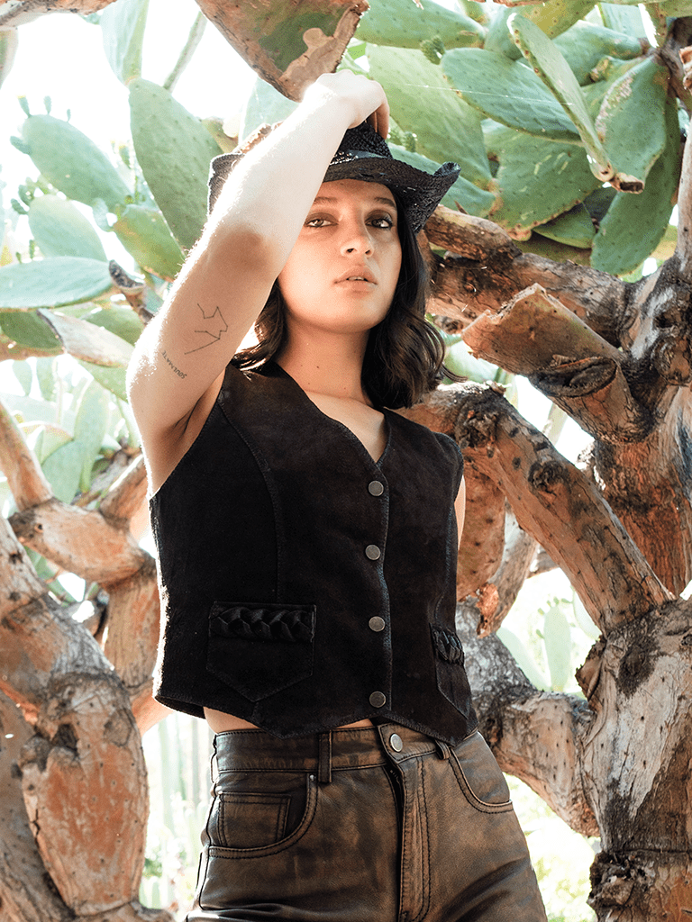 Bolero De Cuero Adobe Cafe - Bor spa