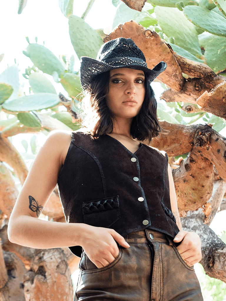 Bolero De Cuero Adobe Cafe - Bor spa