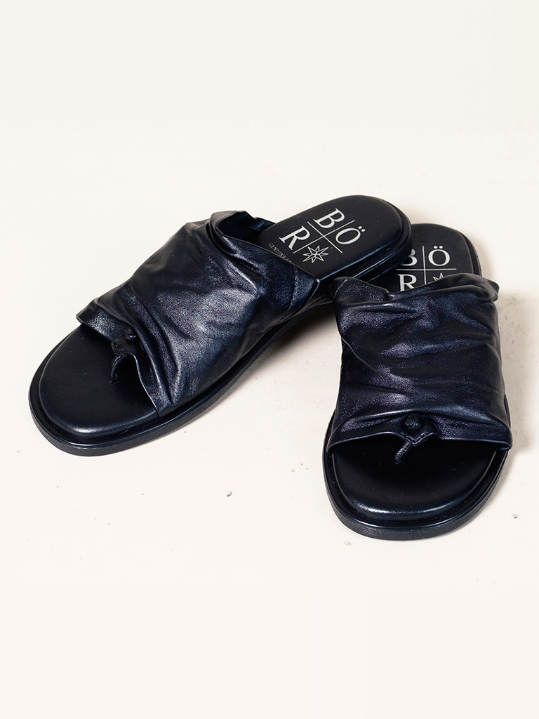 Agata Bordeaux Leather Sandal