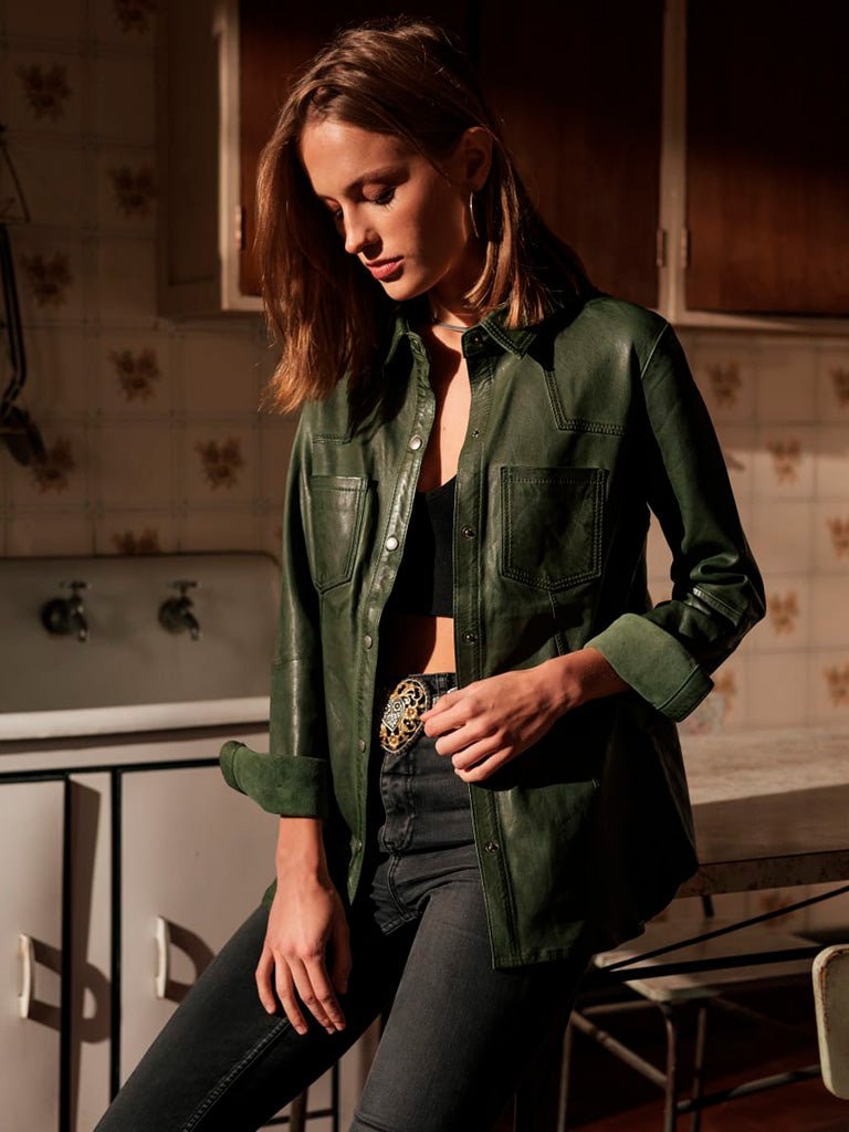 Camisa cuero Olivia - Bor spa