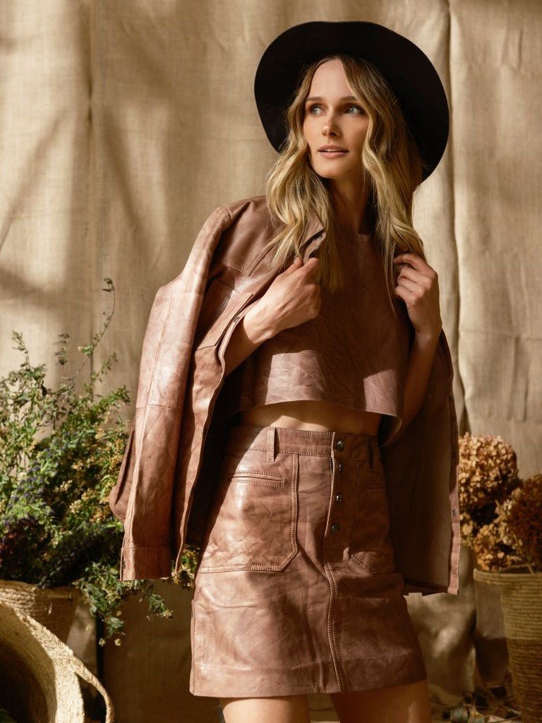 Camisa Cuero Peonía - Bor spa