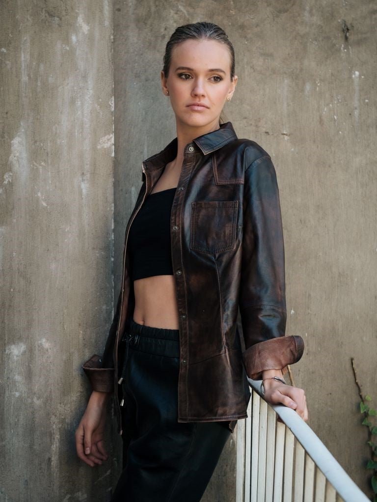 Camisa cuero Romero - Bor spa