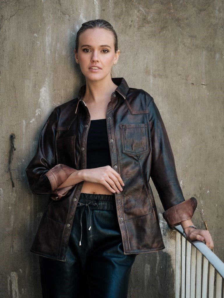 Camisa cuero Romero - Bor spa