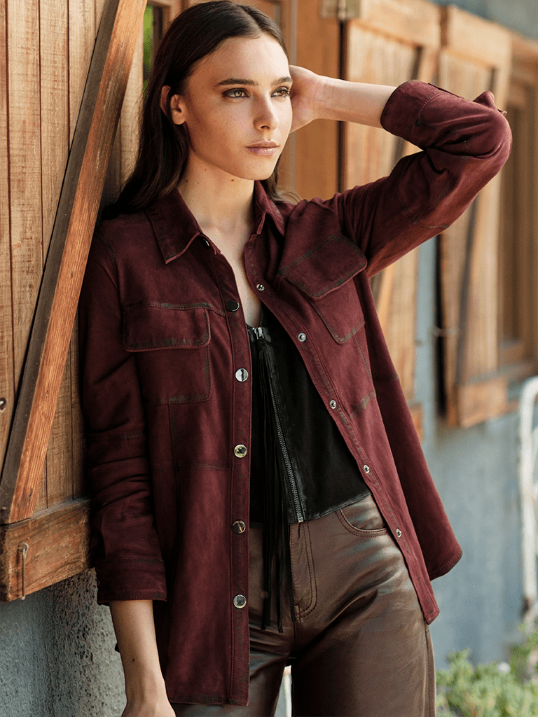 Camisa Gamuza Cipres Unisex Copia en cuero premium — BOR Boutique