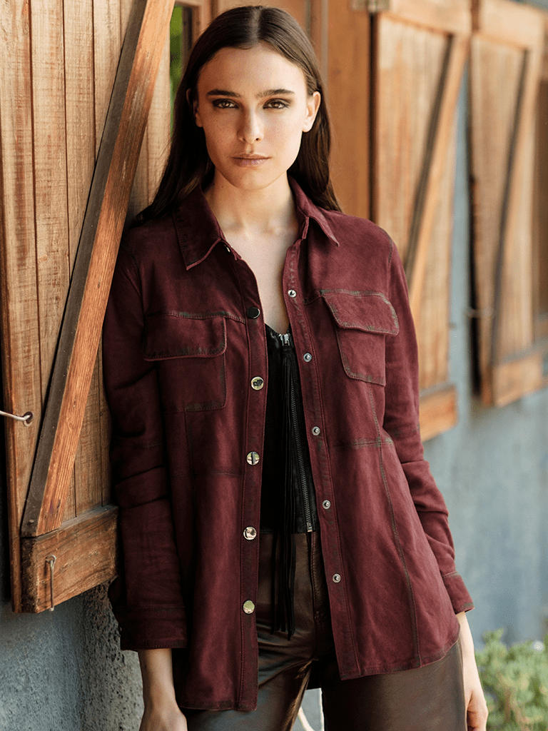 Camisa Gamuza Cipres Unisex Copia en cuero premium — BOR Boutique