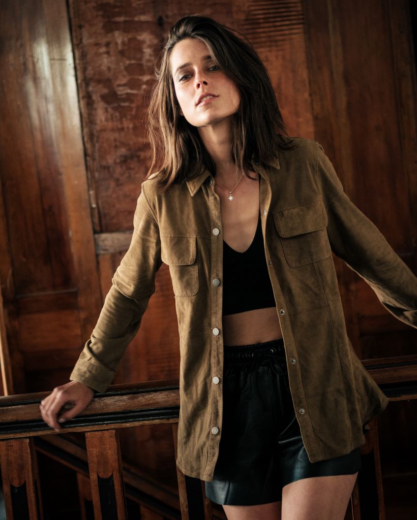 Camisa Gamuza Ciprés Verde Unisex - Bor spa