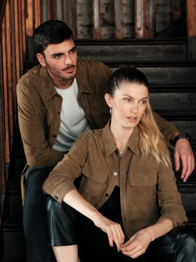 Camisa Gamuza Ciprés Verde Unisex - Bor spa