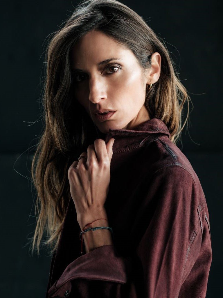 Camisa Gamuza Moss Burdeo - Bor spa