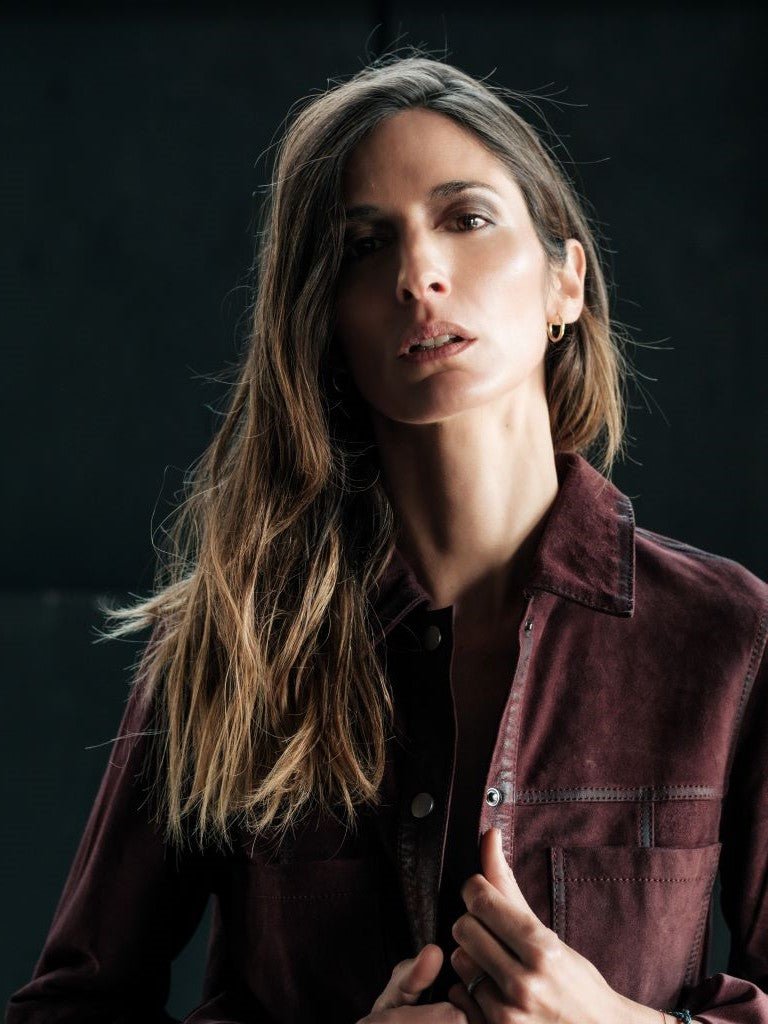 Camisa Gamuza Moss Burdeo - Bor spa