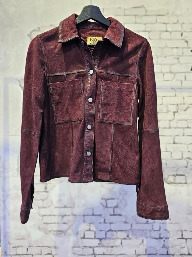 Camisa Gamuza Moss Burdeo - Bor spa