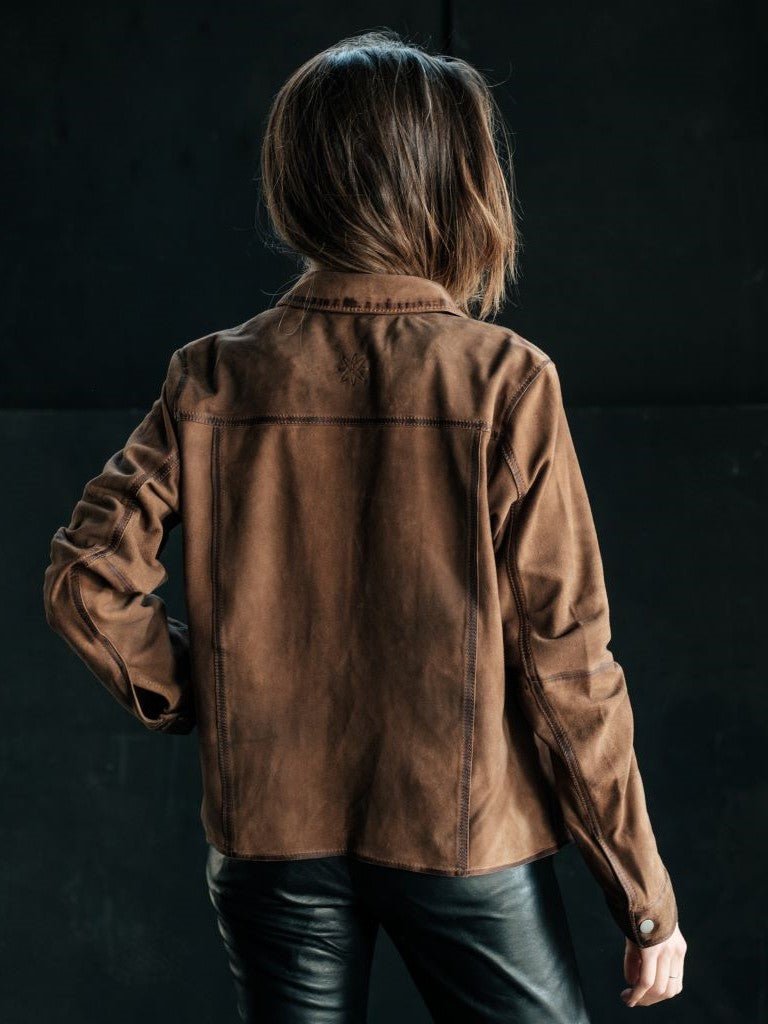 Camisa Gamuza Moss Café - Bor spa