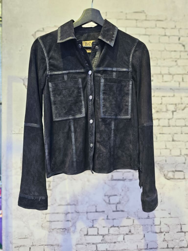 Camisa Gamuza Moss Negra - Bor spa