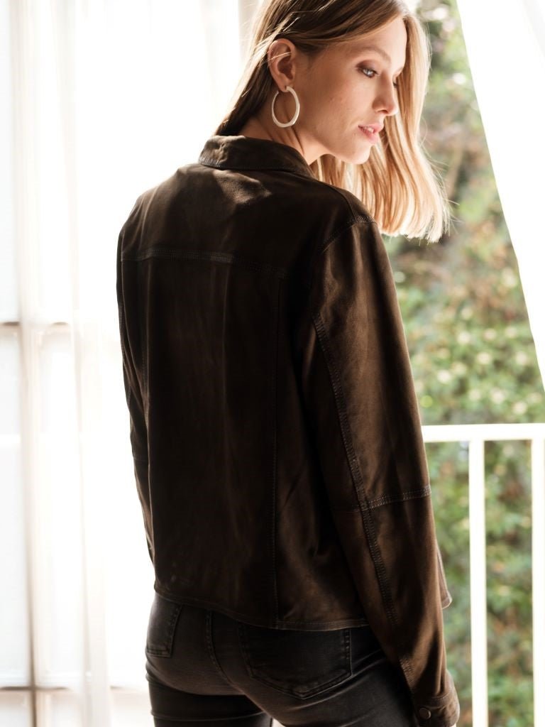 Camisa Gamuza Moss Verde - Bor spa