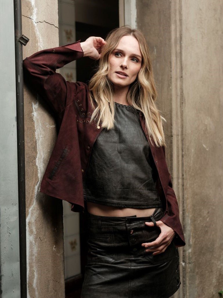 Camisa Gamuza Western - Bor spa