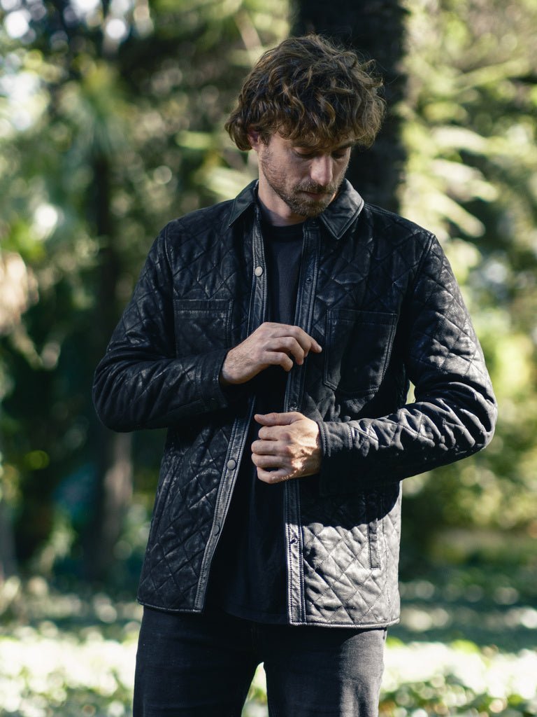 Chaqueta Atlas Negro Nobuck - Bor spa