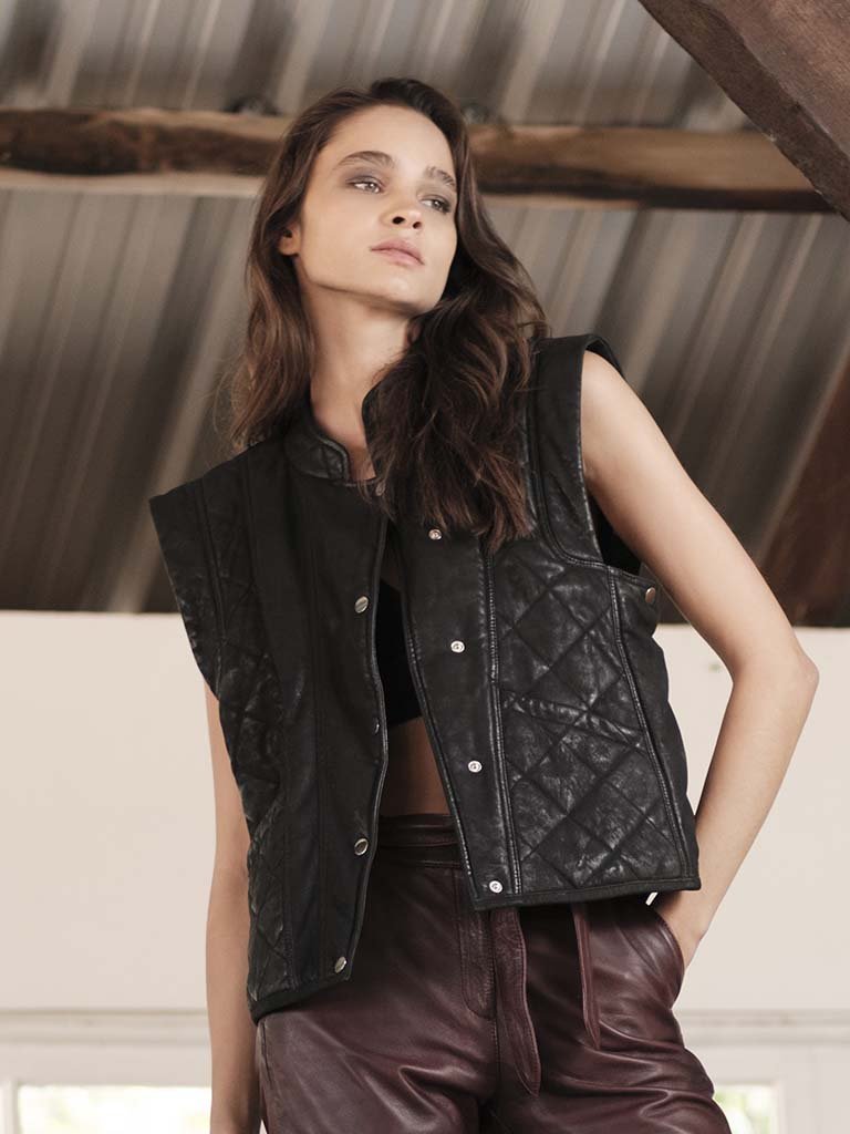 Chaqueta cuero Adelfa - Bor spa