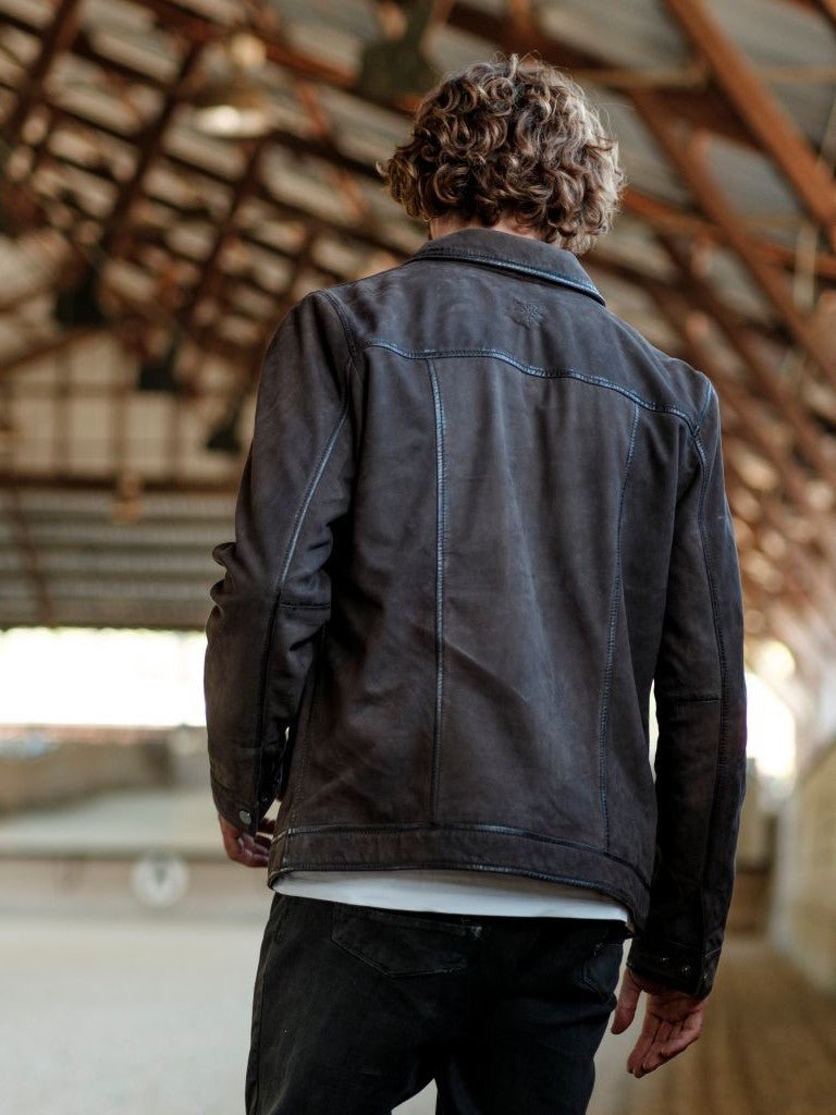 Chaqueta Cuero Álamo Cafe Unisex - Bor spa