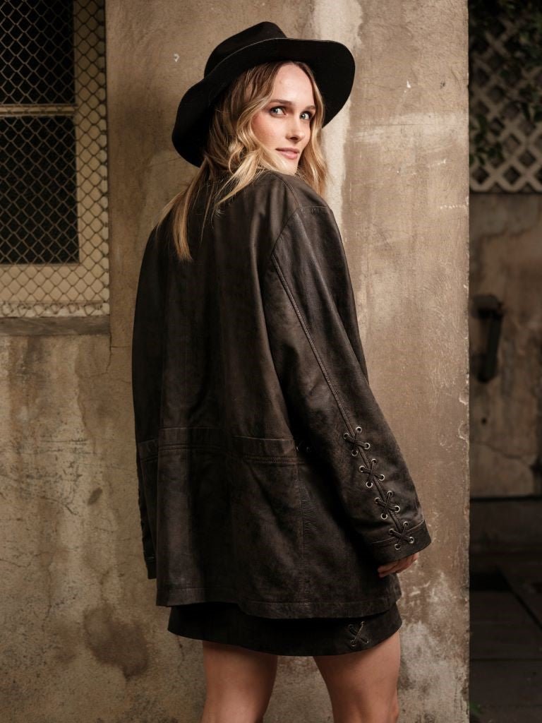 Chaqueta Cuero Western - Bor spa