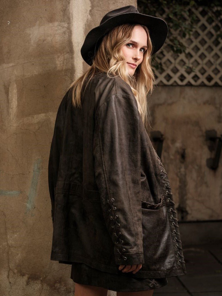 Chaqueta Cuero Western - Bor spa