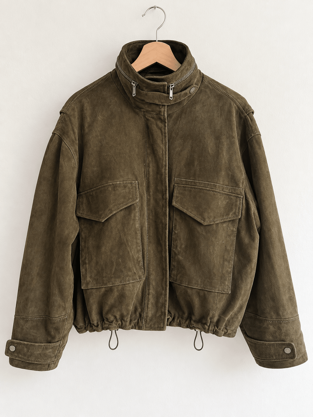 Chaqueta Gamuza Chloe Verde - Bor spa