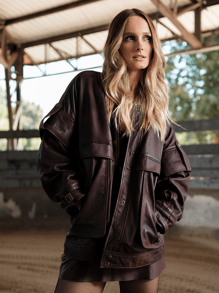 Chaqueta Holly Burdeo - Bor spa