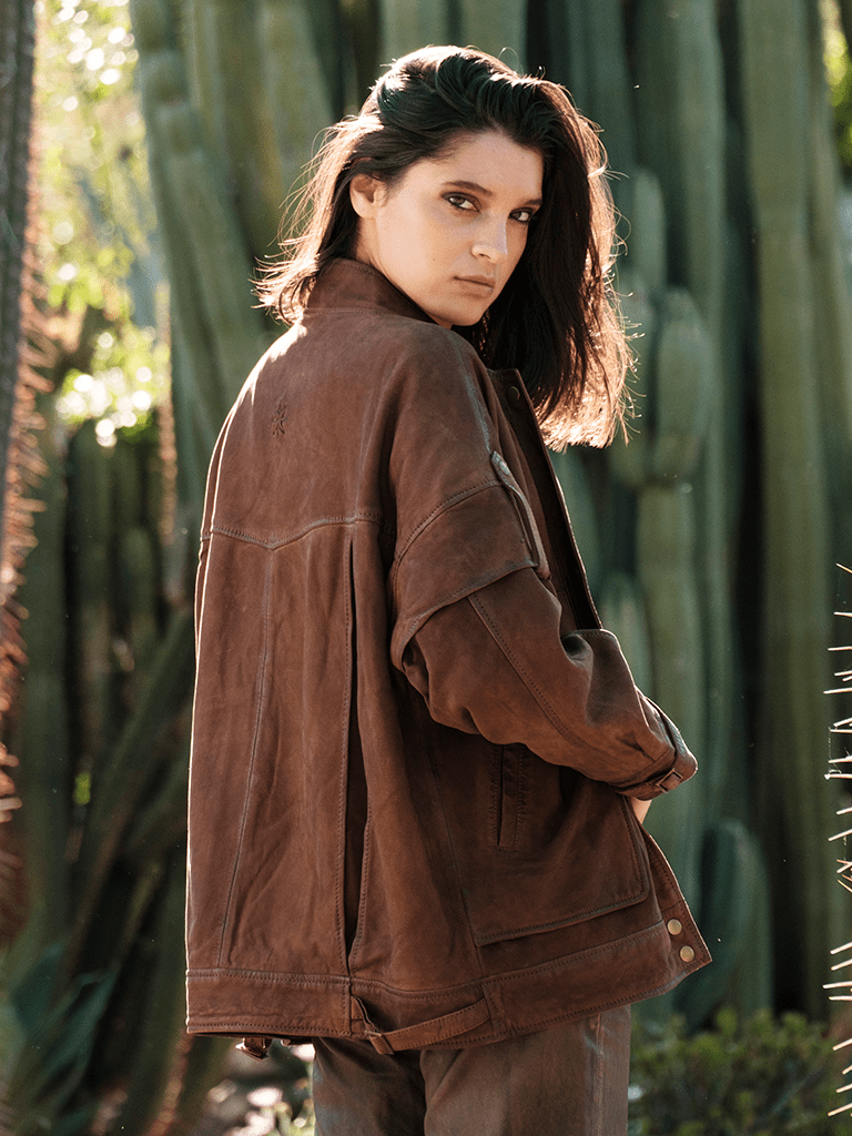 Chaqueta Holly Copia en cuero premium — BOR Boutique