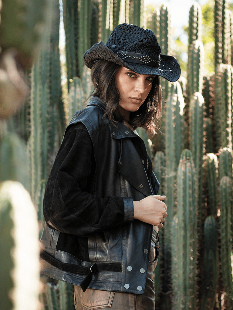 Chaqueta Ivy Copia en cuero premium — BOR Boutique