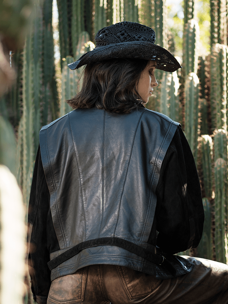 Chaqueta Ivy Copia en cuero premium — BOR Boutique