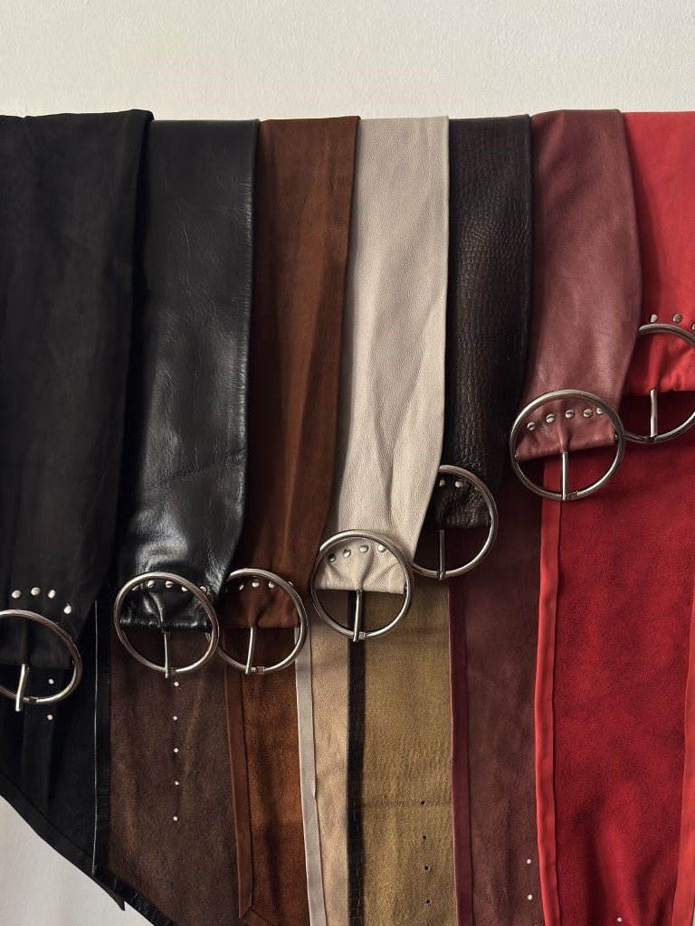 Cinturón Cuero Colores - Bor spa