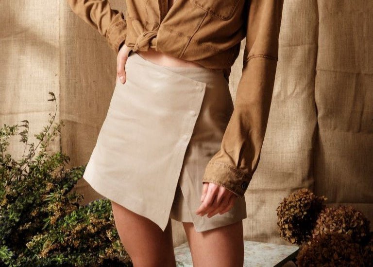 Mini Short Ficus Beige - Bor spa