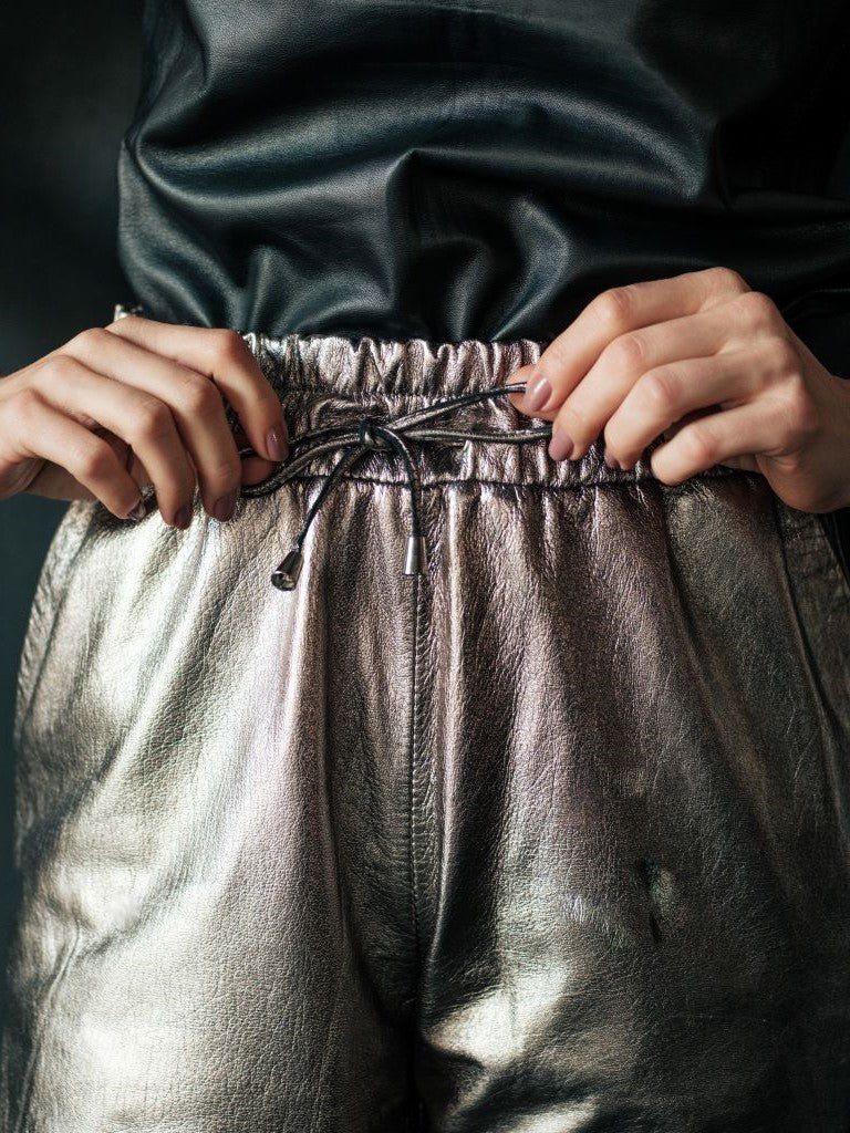 Pantalón de cuero Baggy