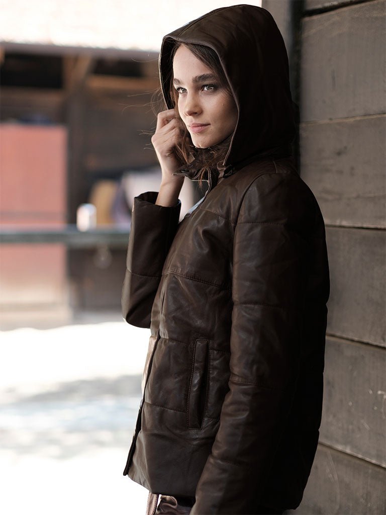 Puffa Pandora Cafe en cuero premium — BOR Boutique