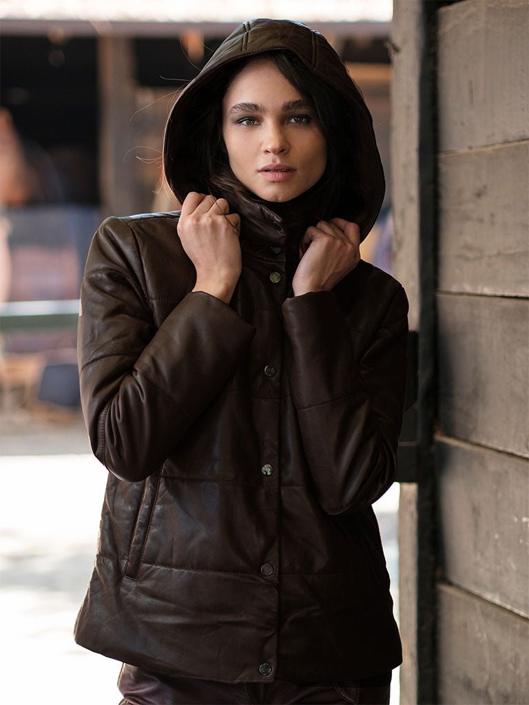 Puffa Pandora Cafe en cuero premium — BOR Boutique