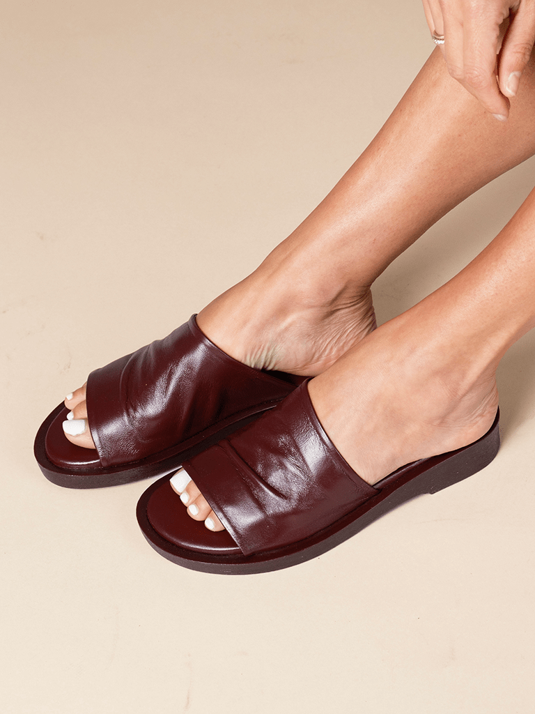 Sandalia Caliza de Colores  en cuero premium — BOR Boutique