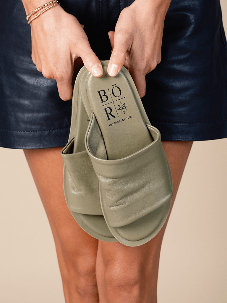 Sandalia Caliza Copia Copia Copia en cuero premium — BOR Boutique