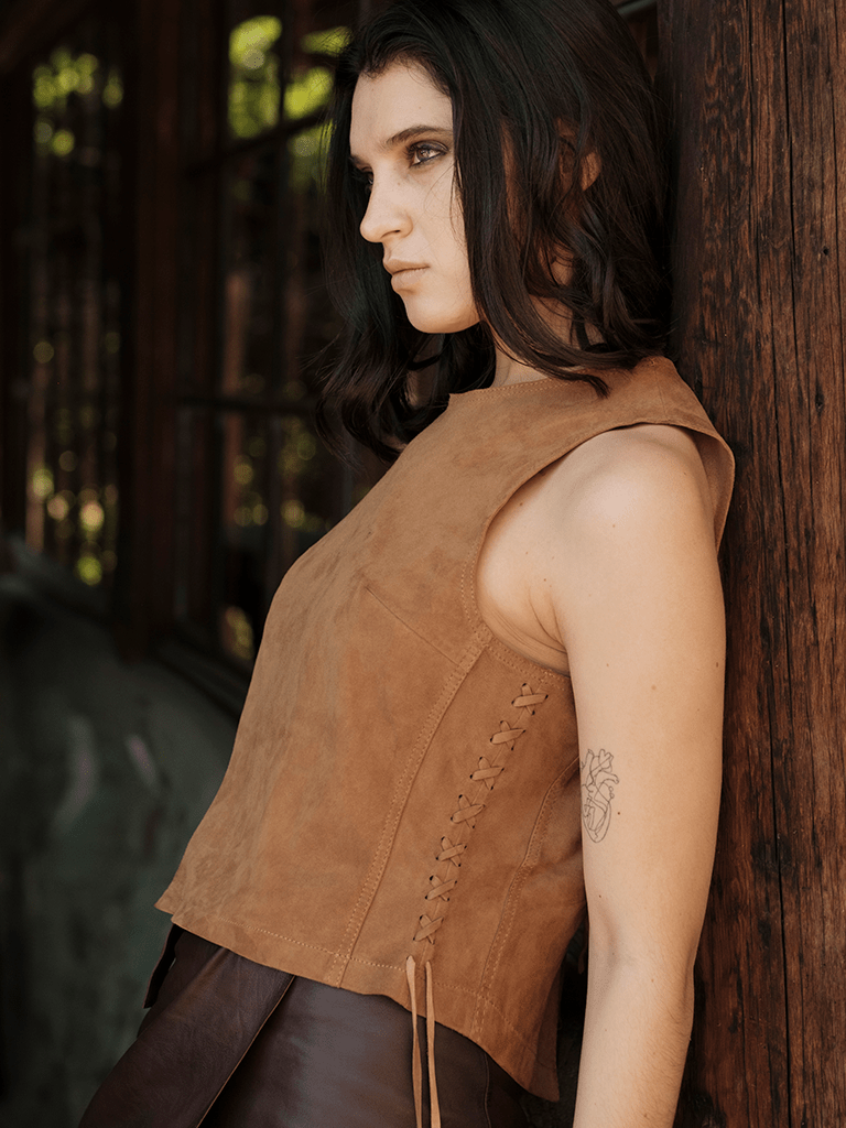 Top Cuero Sabina Sedona Camel - Bor spa