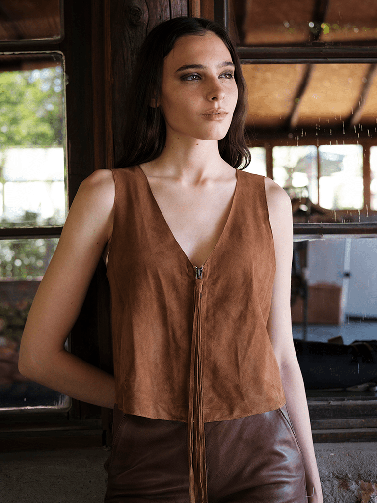 Top Gamuza Sand Camel - Bor spa