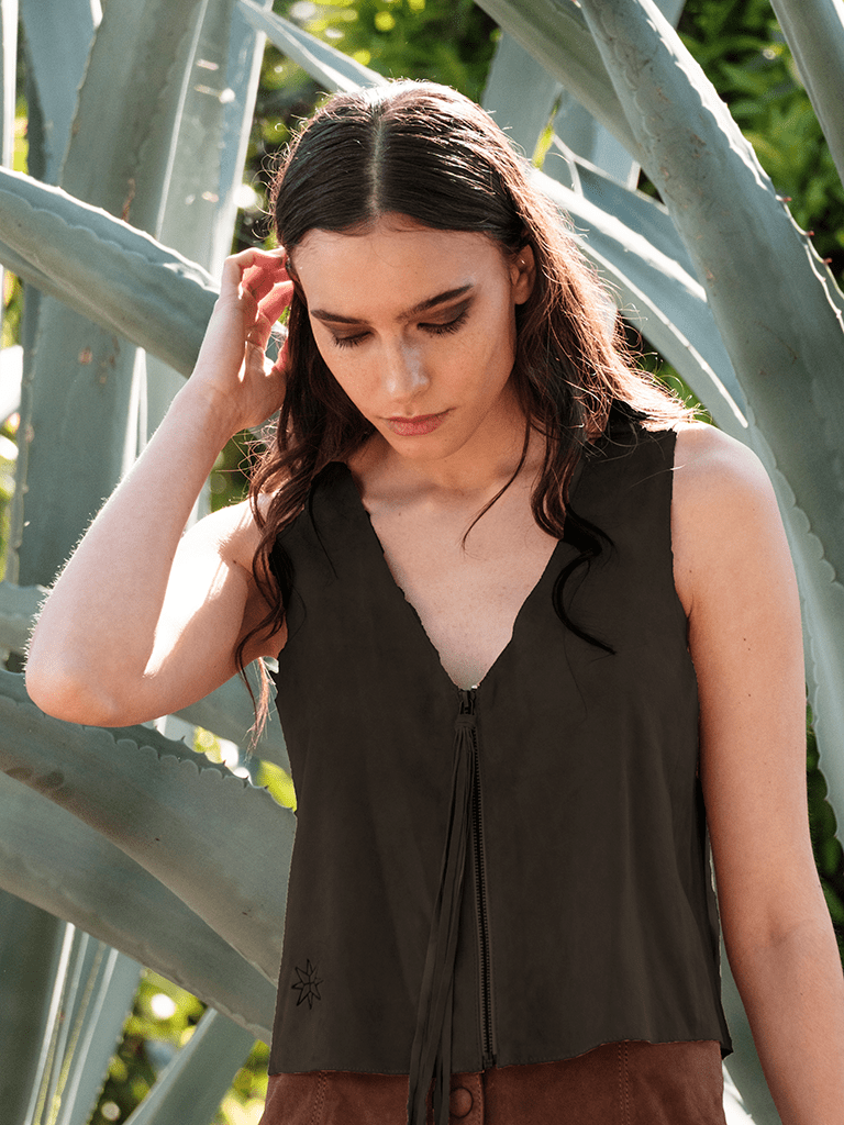 Top Gamuza Sand Chocolate - Bor spa