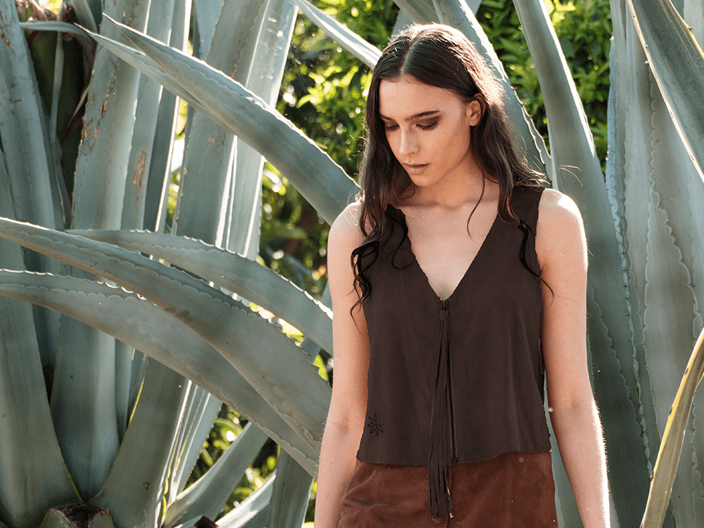 Top Gamuza Sand Chocolate - Bor spa