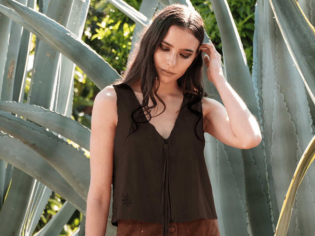 Top Gamuza Sand Chocolate - Bor spa