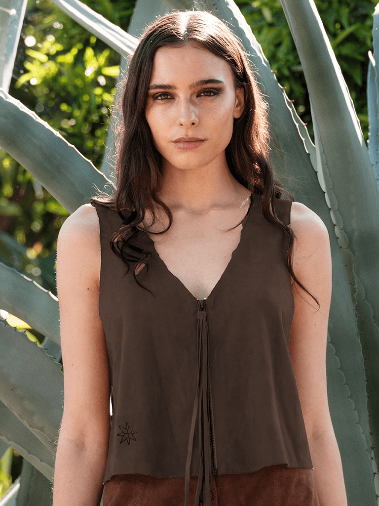 Top Gamuza Sand Chocolate - Bor spa